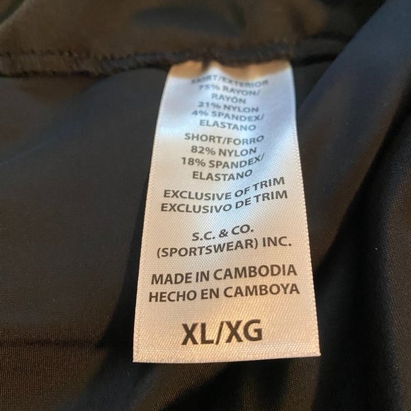 Black and White Patterned Skort - Picture 2 of 5